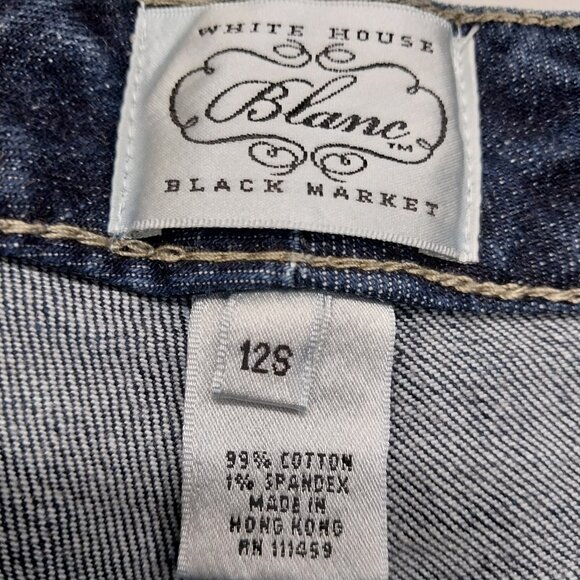 3792 Size 12 Upcycled White House Black Market with Applique Flowers. - Picture 5 of 5